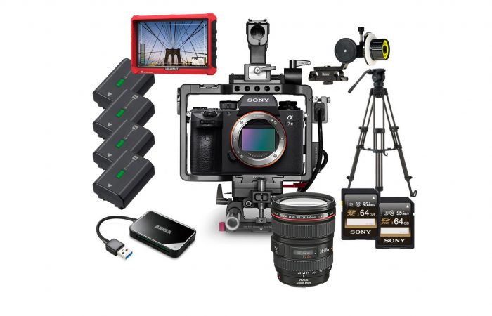 Cámara Sony A7III con accesorios alquiler en Bogotá, Colombia